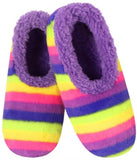 Slumbies - Women's Small Rainbow Purple Foot Covering