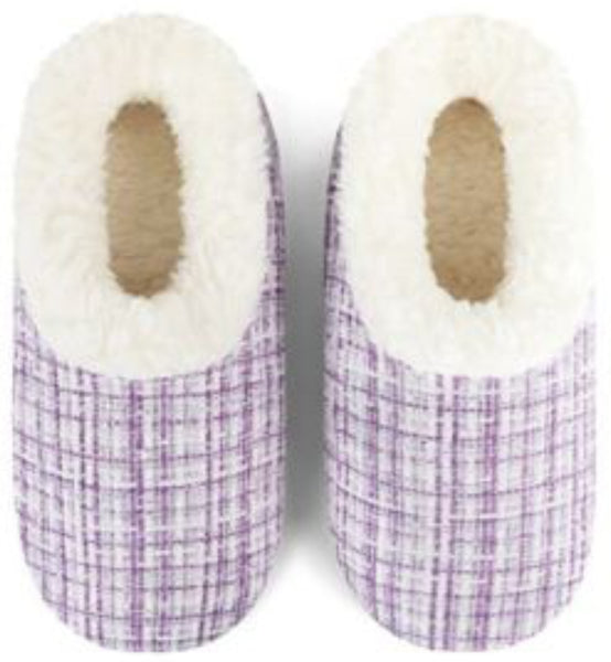 Slumbies - Women's Medium Sparkle Tweed Purple Foot Covering