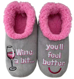 Slumbies - Women's Large Wine A Bit You'll Feel Better Foot Covering