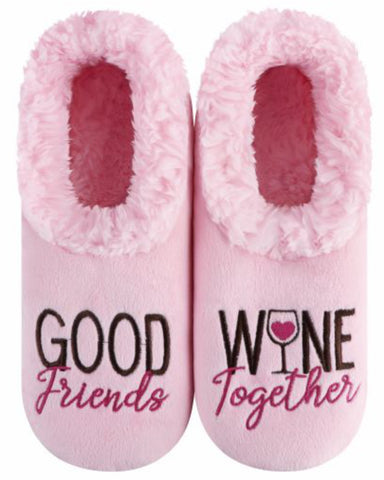 Slumbies - Women's Small Fun Pairables Good Friends Foot Covering