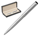 Personalised Parker Vector Stainless Steel Ball Pen With Chrome Trim