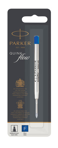 Parker Quinkflow Ballpoint Pen Blue Refill - Fine Tip