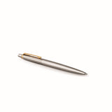 Personalised Engraved Parker Jotter Stainless Steel Gold Trim Ballpoint Pen - Gift Box