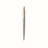 Personalised Engraved Parker Jotter Stainless Steel Gold Trim Ballpoint Pen - Gift Box