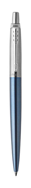 Parker Jotter Waterloo Blue Chrome Trim Ballpoint Pen