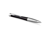 Parker Urban Muted Black Chrome Trim Twist Ballpoint Pen