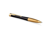 Parker Urban Muted Black Gold Trim Twist Ballpoint Pen