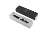 Parker IM Vibrant Rings Satin Black with Amethyst Purple Accents Ballpoint Pen