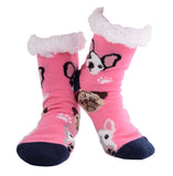 Nuzzles - Women's Pooch - Pink Foot Covering