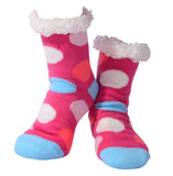Nuzzles - Women's Polka Dot - Pink Foot Covering