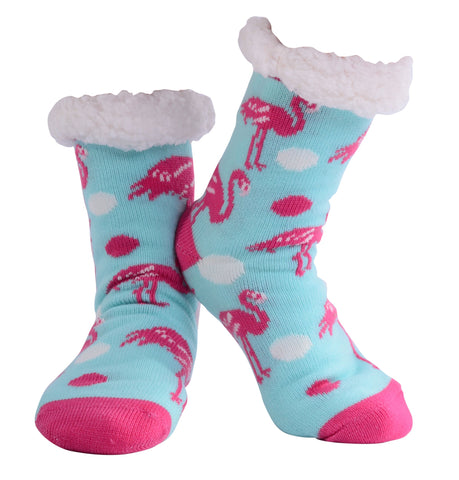 Nuzzles - Women's Flamingo - Blue Foot Covering