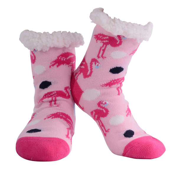 Nuzzles - Women's Flamingo - Light Pink Foot Covering