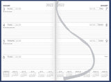 COLLINS DIARY A43 NAVY EVEN YEAR