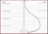COLLINS DIARY A53 RED EVEN YEAR