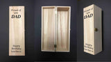 !!! Personalized Wooden Wine Box Hinge Lid
