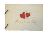 Anniversary Guest Book With Two Hearts