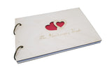 Anniversary Guest Book With Two Hearts