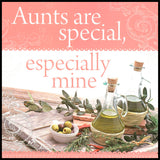 Aunts Are Special Sentiment Tea Towel