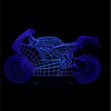 3D Bike Night Light