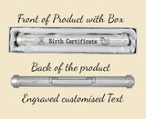 Personalised Birth Certificate Holder