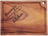 Personalised Engraved Acacia Wood Chopping Board Gift For Specific Person