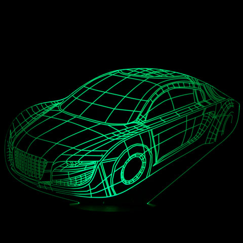 3D Car Night Light