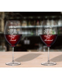 Personalised Glasses For Valentines Day