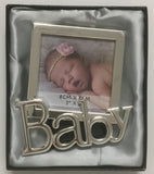 Baby Photo Frame Silver