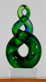Koru Twist Green Blue 15 cm