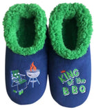 Slumbies - Men's Medium Simply Pairables King Of The Bbq Foot Covering