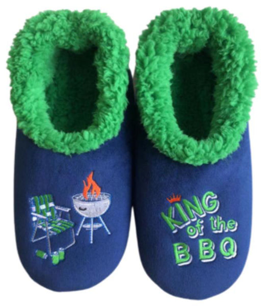 Slumbies - Men's Large Simply Pairables King Of The Bbq Foot Covering