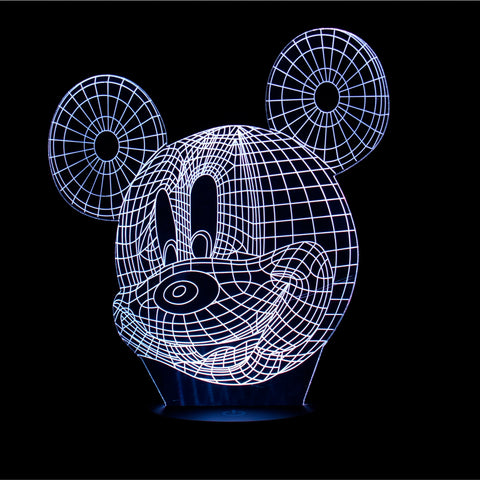 3D Mickey Night Light