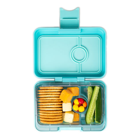 Lunchbox - Yumbox Bento Mini Snack Misty Aqua Lunch-Snack Box