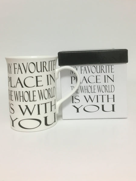 My Favorite Place With You Mug