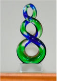 Koru Twist Green Blue 7.5 cm