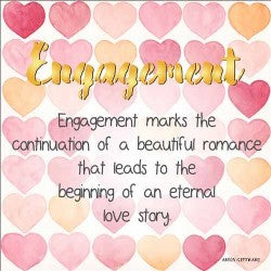 Engagement Enlightened Wishes LED Block