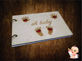 Baby Shower Guest Book With Oh Baby