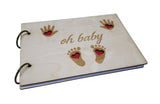 Baby Shower Guest Book With Oh Baby