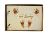 Baby Shower Guest Book With Oh Baby