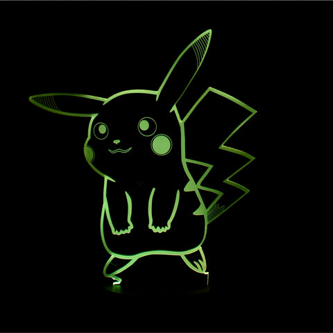3D Pikachu Night Light