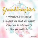 Granddaughter Enlightened Wishes LED Block