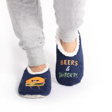Sploshies - Men's Large Duo Burger  Foot Covering Slipper