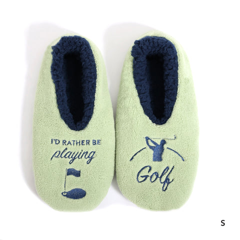 Sploshies - Men's Large Duo Play Golf  Foot Covering Slipper