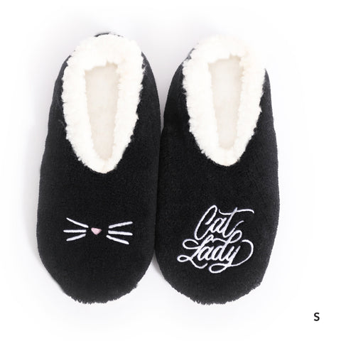 Sploshies - Women's Small Duo Cat  Foot Covering Slipper