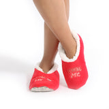 Sploshies - Women's Extra Large Duo Wine  Foot Covering Slipper