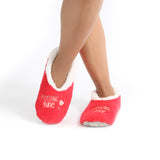 Sploshies - Women's Small Duo Wine  Foot Covering Slipper