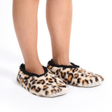 Sploshies - Women's Large Leopard Traditional Foot Covering Slipper