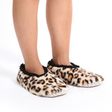 Sploshies - Women's Extra Large Leopard Traditional Foot Covering Slipper