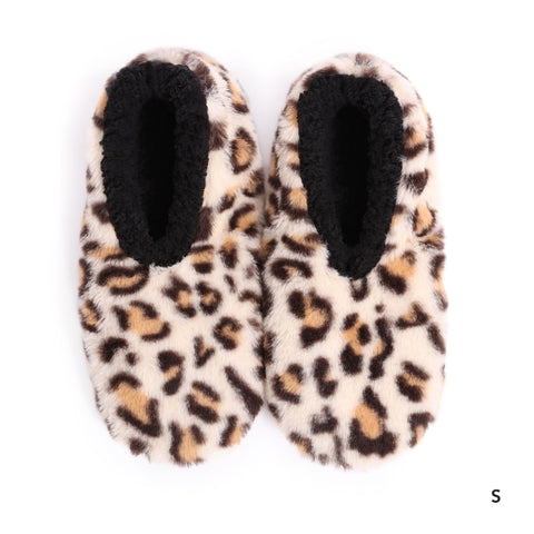 Sploshies - Women's Small Leopard Traditional Foot Covering Slipper