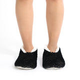 Sploshies - Women's Small Metallic Black  Foot Covering Slipper
